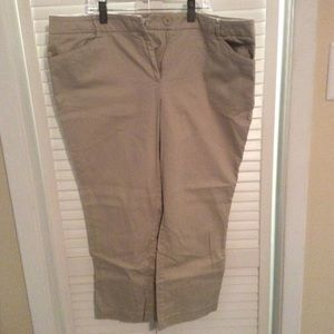 Khaki Capri pants